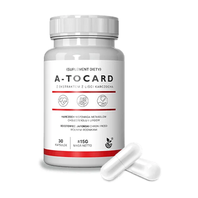 A-tocard: Kapsułki z Ekstraktem z Karczocha